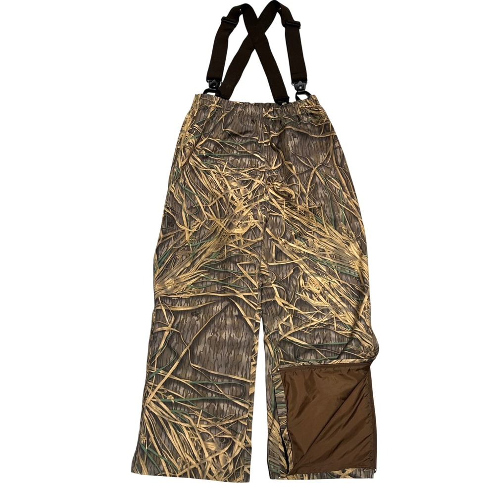 Columbia Hunting Bib Mens XL Camo Mossy Oak Shadow Grass Omni-Tech Waterproof